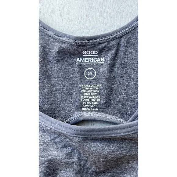 Good American Size 0/1 Maternity Seamless Nursing Bra XS/S Heather Grey - Picture 8 of 13